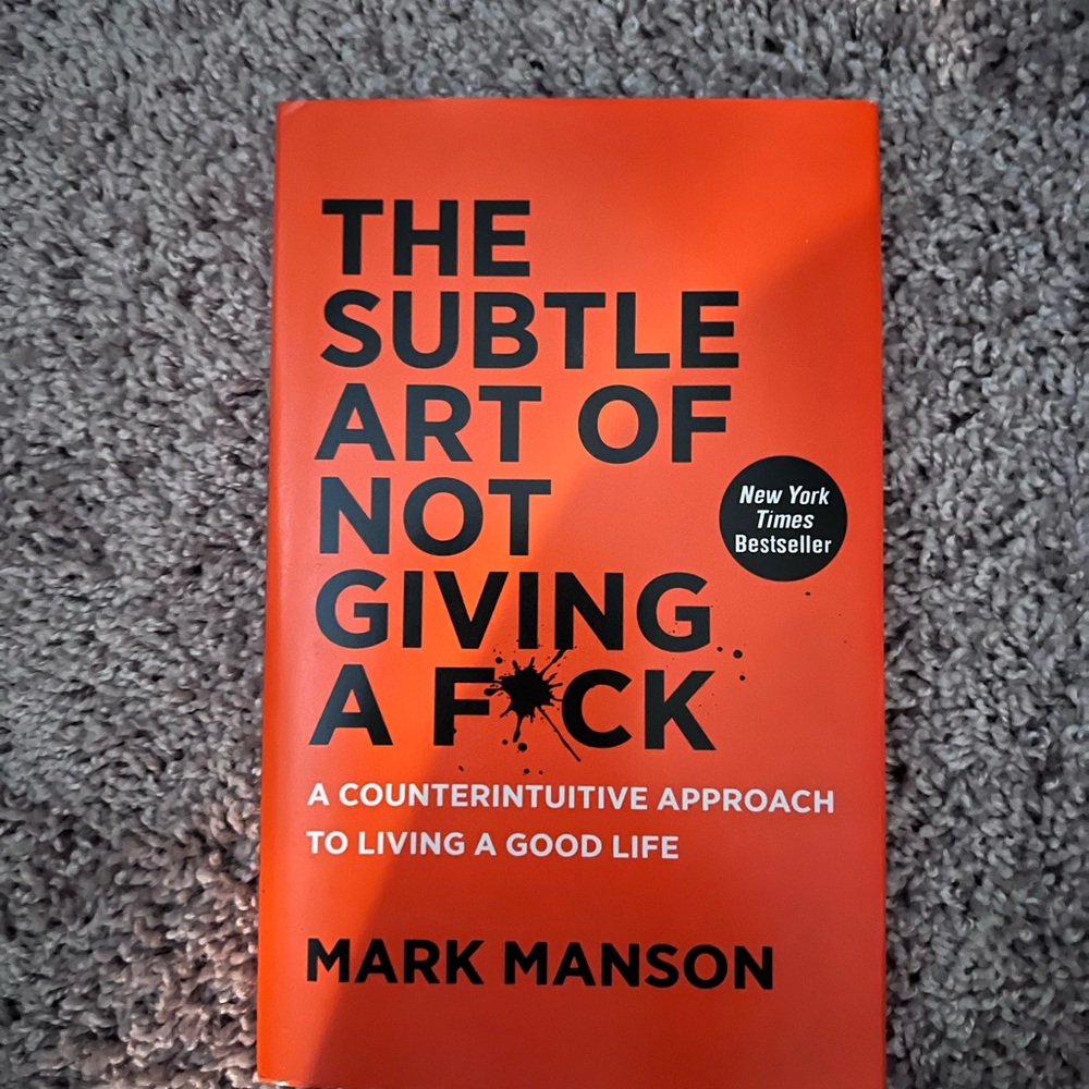 The Subtle Art of Not Giving a F*ck Book